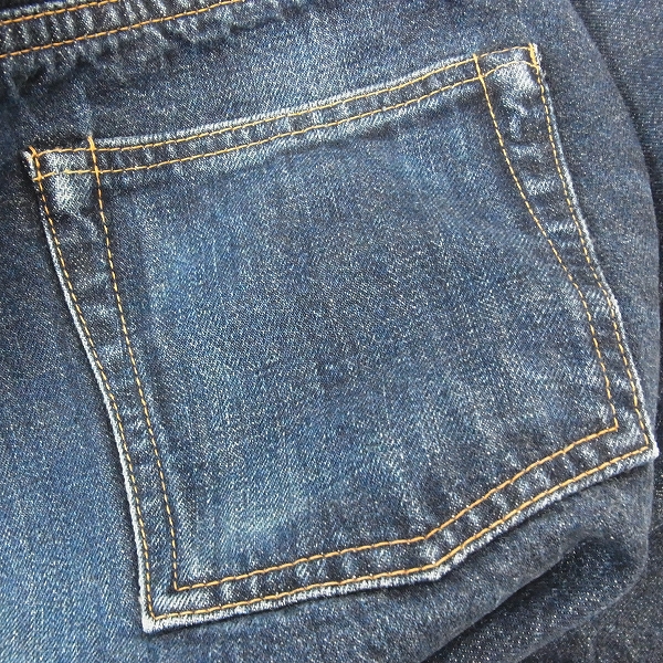 実際に弊社で買取させて頂いたDENIME/ドゥニーム ストレート デニムパンツ インディゴ Lot.66/27の画像 6枚目