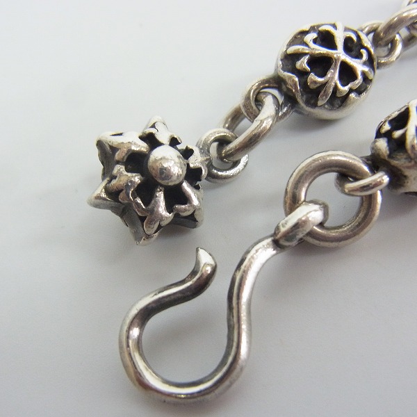 実際に弊社で買取させて頂いた【ギャラ付】A&G/エーアンドジー クロスボールリンクｗ/1スター ブレスレットの画像 5枚目