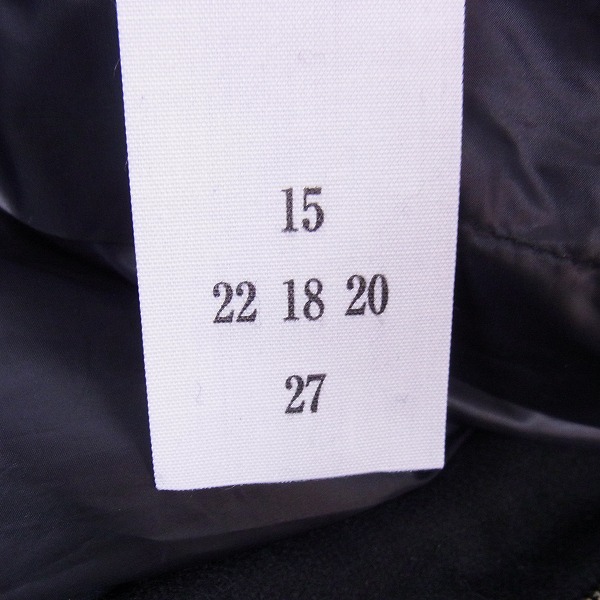 実際に弊社で買取させて頂いたThe Viridi-anne/ヴィリディアン ウール ハイネックダウンベスト VI-CL-113-06/2の画像 3枚目