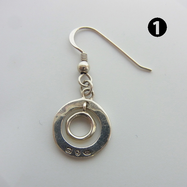 実際に弊社で買取させて頂いたGARNI/ガルニ サークルモチーフ ドロップピアス 2点セットの画像 1枚目