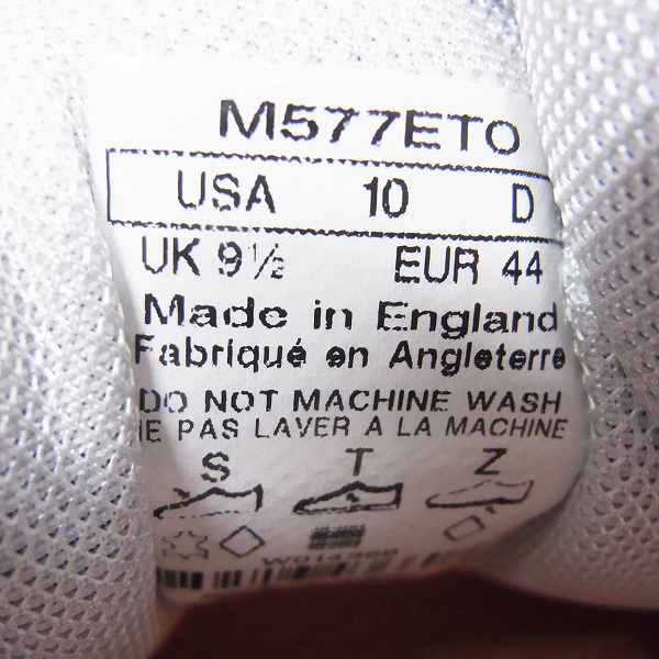 実際に弊社で買取させて頂いた【未使用】NEW BALANCE/ニューバランス 16SS/ABC-MART限定スニーカー/M577ETO/US10Dの画像 5枚目