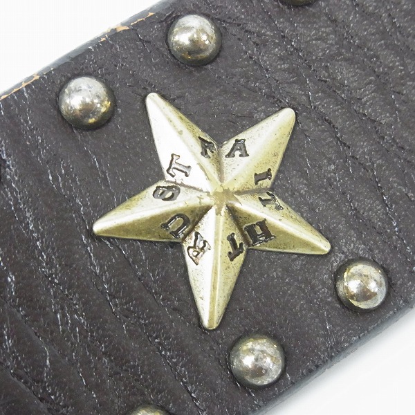 実際に弊社で買取させて頂いたCRIMIE/クライミー 10th Anniversary/10周年記念 スタースタッズ ベルト/32の画像 6枚目