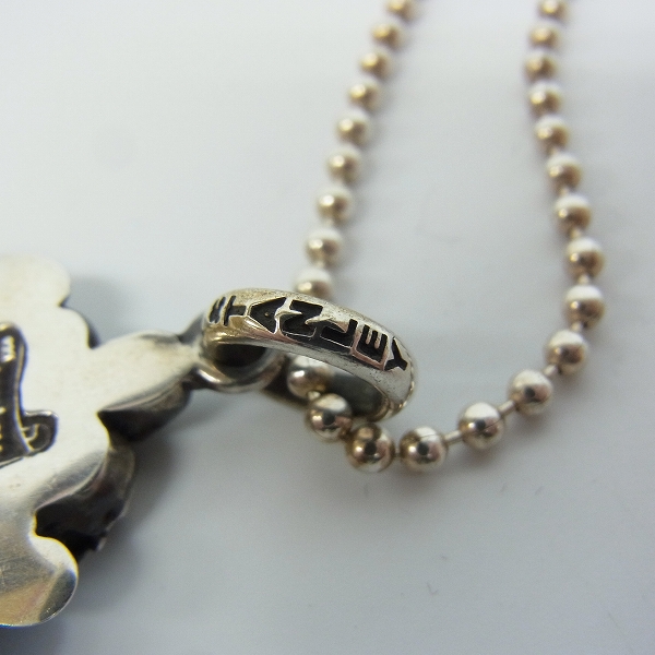 実際に弊社で買取させて頂いたSTANLEY GUESS/スタンリーゲス パッチスカル クロスペンダント/ネックレスの画像 6枚目