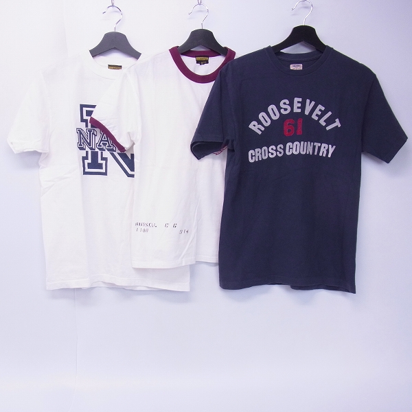 実際に弊社で買取させて頂いたDUBBLE WORKS/C.C.MASTERS ダブルワークス/シーシーマスターズ 半袖Tシャツ M/L 6点セットの画像 1枚目