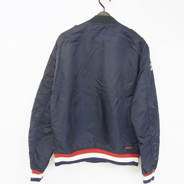 実際に弊社で買取させて頂いたUniform Experiment×ALPHA/ユニフォームエクスペリメント×アルファ 別注 11SS L-2Bフライトジャケット/Lの画像 1枚目