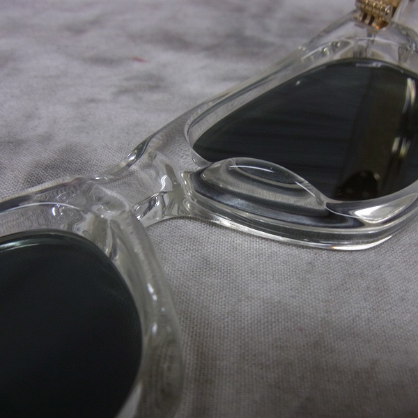 実際に弊社で買取させて頂いたOLIVER GOLDSMITH/オリバー ゴールドスミス VICE CONSUL-s クリア サングラスの画像 5枚目