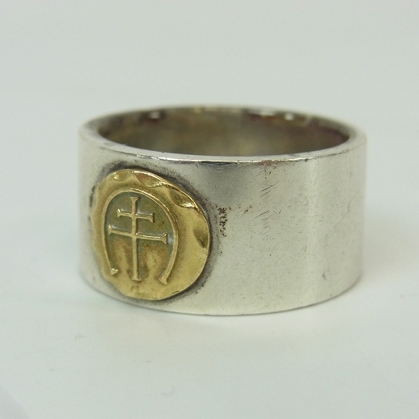 実際に弊社で買取させて頂いたCRIMIE/クライミー ホースシューメタル付き リング 21号