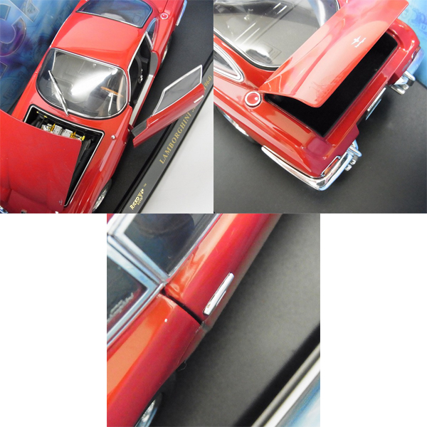 実際に弊社で買取させて頂いたRICKO/リッコ ランボルギーニ 350GT 1964 KYOSHO レッド 1/18の画像 3枚目
