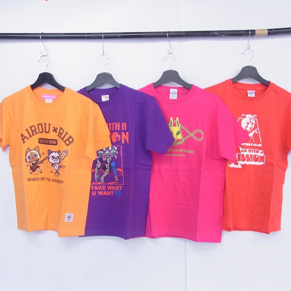 実際に弊社で買取させて頂いたMAN WITH A MISSION/マンウィズアミッションプリントロゴ バンドTシャツ 7点セットの画像 1枚目