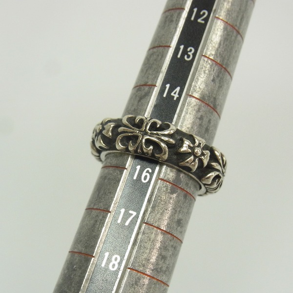 実際に弊社で買取させて頂いた【ギャラ付】A&G/エーアンドジー クロスバンド リング 15号の画像 5枚目