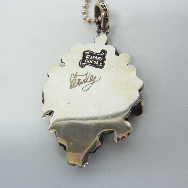実際に弊社で買取させて頂いたSTANLEY GUESS/スタンリーゲス パッチスカル クロスペンダント/ネックレスの画像 2枚目