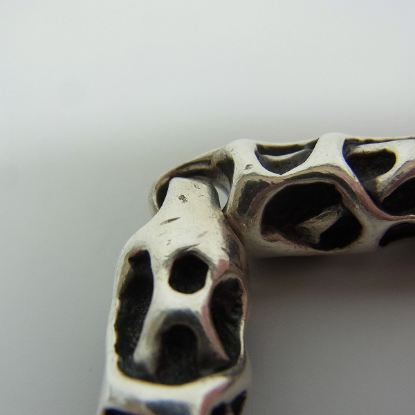 実際に弊社で買取させて頂いたTRAVIS WALKER/トラヴィスワーカー ミートリンクブレスレット 6リンクの画像 8枚目