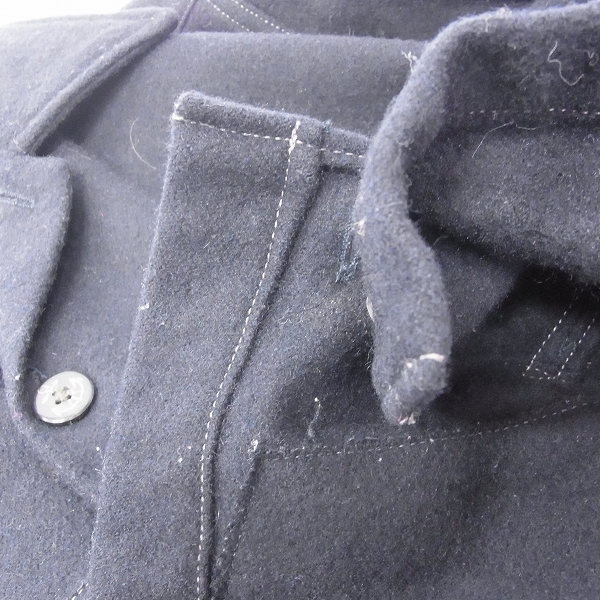 実際に弊社で買取させて頂いたBLUE BLUE/ブルーブルー カシミア混 ウール ジャケット 2の画像 7枚目
