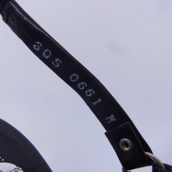 実際に弊社で買取させて頂いたHYSTERICS/ヒステリックス レザー編み込み/スタッズ サンダル /Mの画像 5枚目