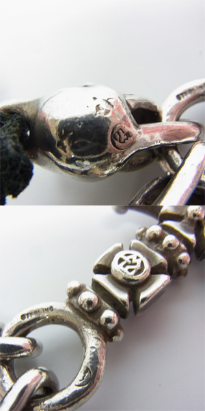 実際に弊社で買取させて頂いたTRAVIS WALKER/トラヴィス ワーカー クロスダガーw/2スカルｗ/ブレイデッドレザーネックレスｗ/Tバーの画像 9枚目