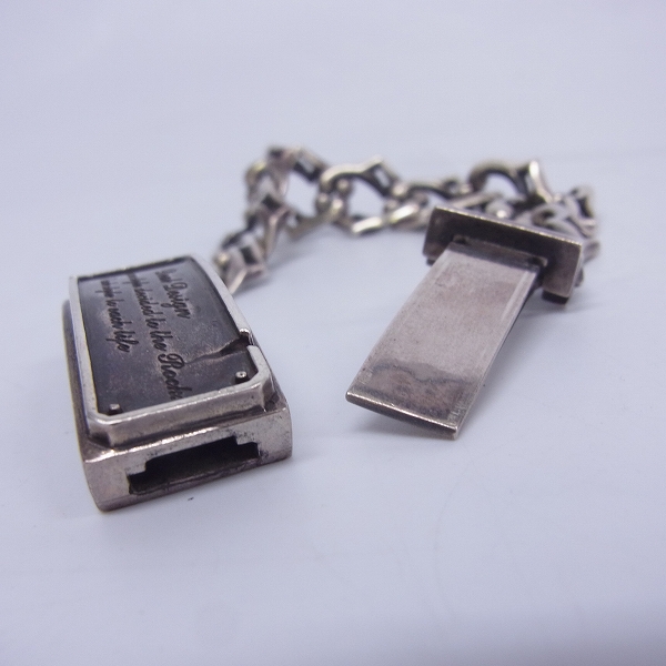 実際に弊社で買取させて頂いたDEALDESIGN/ディールデザイン エフソリッドID レタード ブレスレットの画像 4枚目