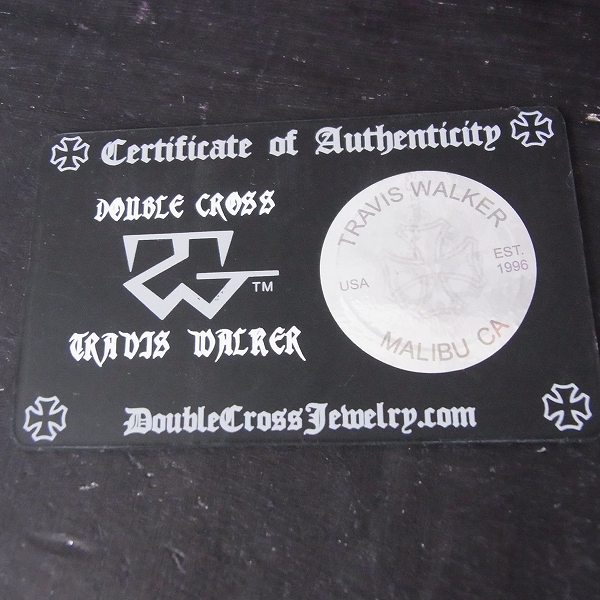 実際に弊社で買取させて頂いたTRAVIS WALKER/トラヴィスワーカー ダブルクロス ペンダントトップの画像 8枚目