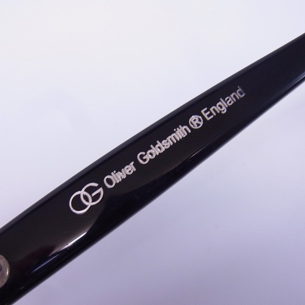 実際に弊社で買取させて頂いたOLIVER GOLDSMITH/オリバーゴールドスミス セルフフレーム サングラス STRAND Black Cinnamon の画像 4枚目