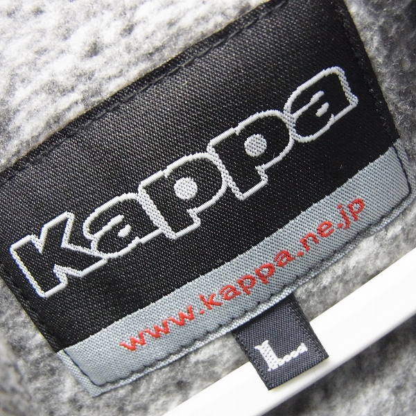 実際に弊社で買取させて頂いた【未使用】Kappa/カッパ ゴルフウェア ニット調フリースベスト KG552KT42 Lサイズ グレーの画像 2枚目
