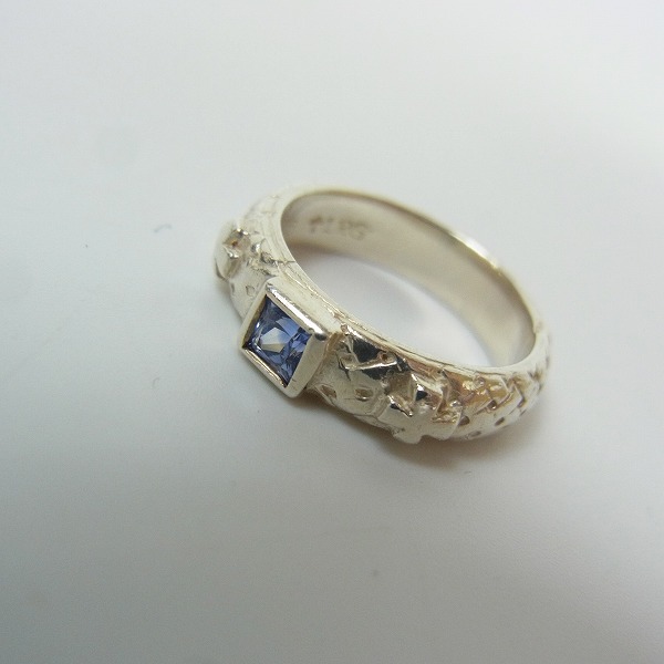 実際に弊社で買取させて頂いたLoreeRodkinGothic/ローリーロドキン スクエアストーンセットリング/6号