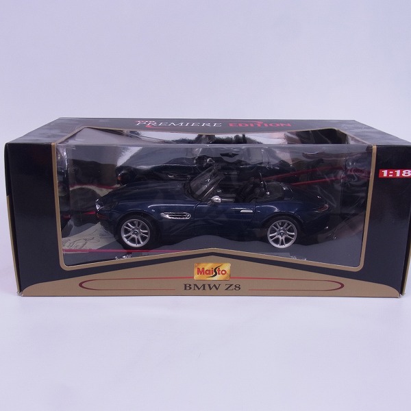 実際に弊社で買取させて頂いたMaisto/マイスト BMW Z8 ブルー 1/18の画像 9枚目