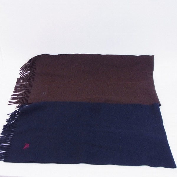 実際に弊社で買取させて頂いたBURBERRY LONDON/バーバリーロンドン カシミアストール 2点セット