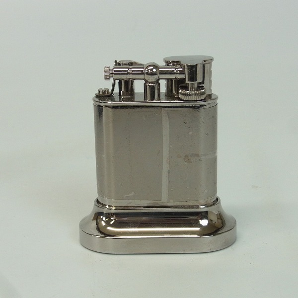 実際に弊社で買取させて頂いたdunhill/ダンヒル ユニーク 卓上型 テーブルオイルライター シルバーの画像 1枚目