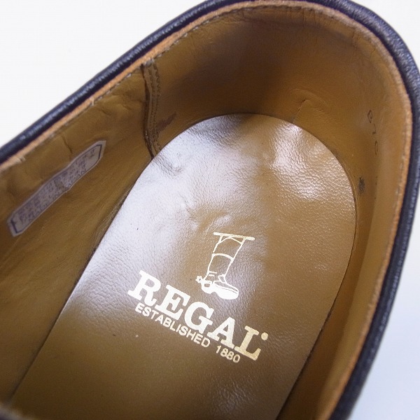 実際に弊社で買取させて頂いたREGAL/リーガル プレーントゥ ビジオネスシューズ 2504/24.5の画像 4枚目