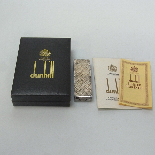 実際に弊社で買取させて頂いたdunhill/ダンヒル ローラー ガスライター/総柄彫刻 US.RE24163 PATENTEDの画像 6枚目