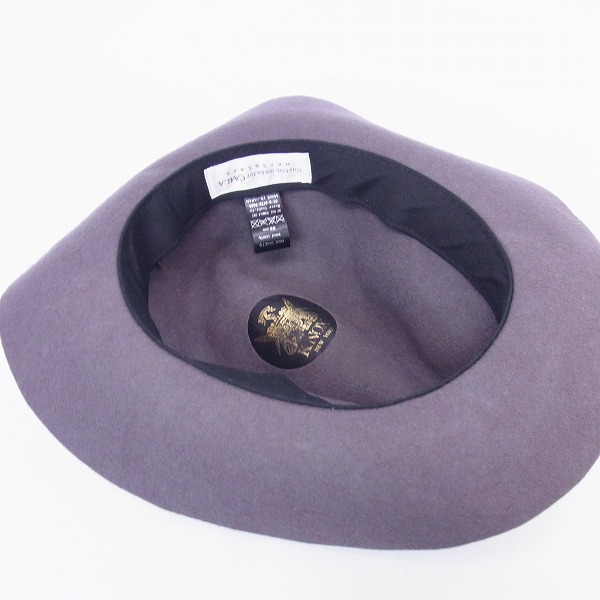 実際に弊社で買取させて頂いたCUSTOM MADE FOR CA4LA/カシラ 中折ウールハット/帽子/58の画像 2枚目