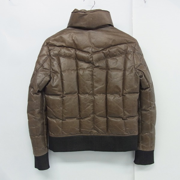 イサムカタヤマバックラッシュ　バイオ加工レザージャケット 中古・古着通販】ISAMU KATAYAMA BACKLASH (イサムカタヤマ