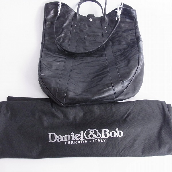 実際に弊社で買取させて頂いたDaniel&Bob/ダニエル&ボブ 2WAY CULODORO RODI/クロドーロ レザーショルダー/トートバッグ の画像 9枚目