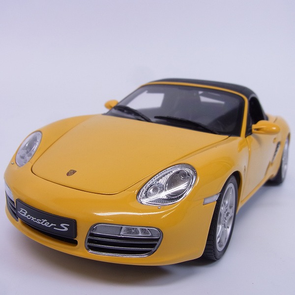 実際に弊社で買取させて頂いたKYOSHO/京商 PORSCHE BOXTER S ポルシェ ボクスター 08381Y イエロー 1/18