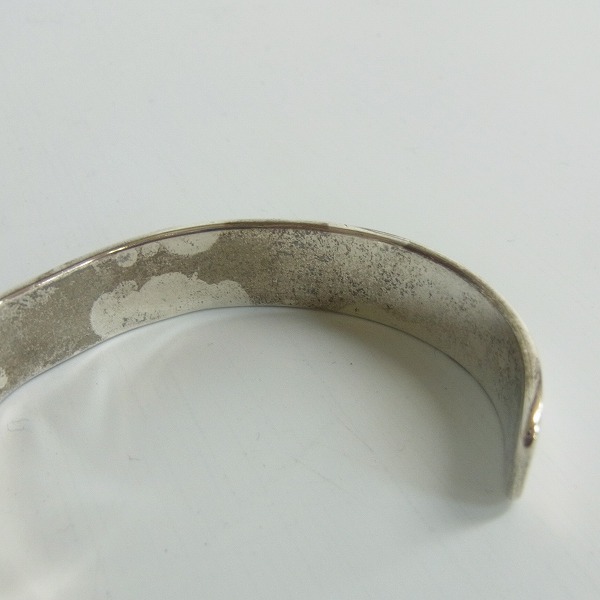 実際に弊社で買取させて頂いたARIZONA FREEDOM/アリゾナフリーダム 12mm K18+SV925 太陽神 唐草 バングルの画像 5枚目