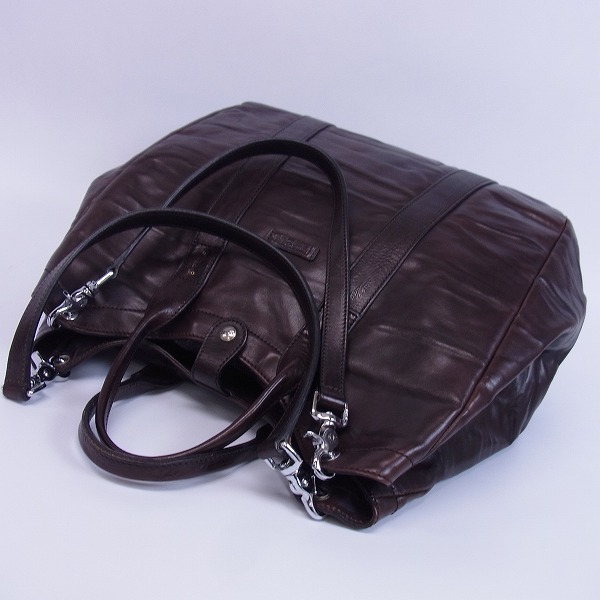 実際に弊社で買取させて頂いたDANIEL&BOB/ダニエル＆ボブ レザー/本革 クロドーロサック 2WAYトートバッグ の画像 2枚目