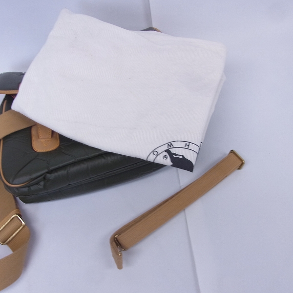 実際に弊社で買取させて頂いたHUNTING WORLD/ハンティングワールド イタリア製 バチュークロス/ショルダーバッグ の画像 8枚目