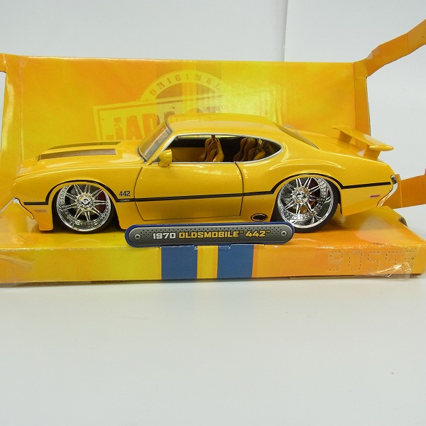 Jada Toys 1/24 MUSTANG GT-R CONCEPT,1970 OLDSMOBILE 442 イエロー 2