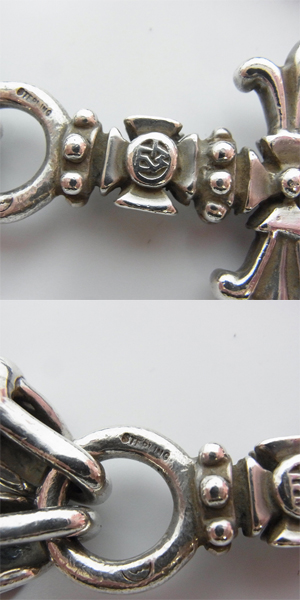 実際に弊社で買取させて頂いたTRAVIS WALKER/トラヴィス ワーカー クロスダガーw/2スカルｗ/ブレイデッドレザーネックレスｗ/Tバーの画像 8枚目