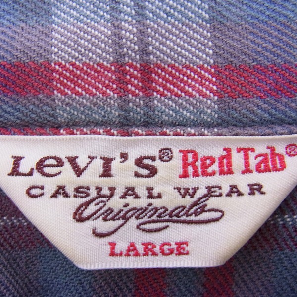 実際に弊社で買取させて頂いたDUBBLE WORKS/SUGAR CANE/LEVIS RED TAB チェックシャツ M/L/40 3点セットの画像 4枚目