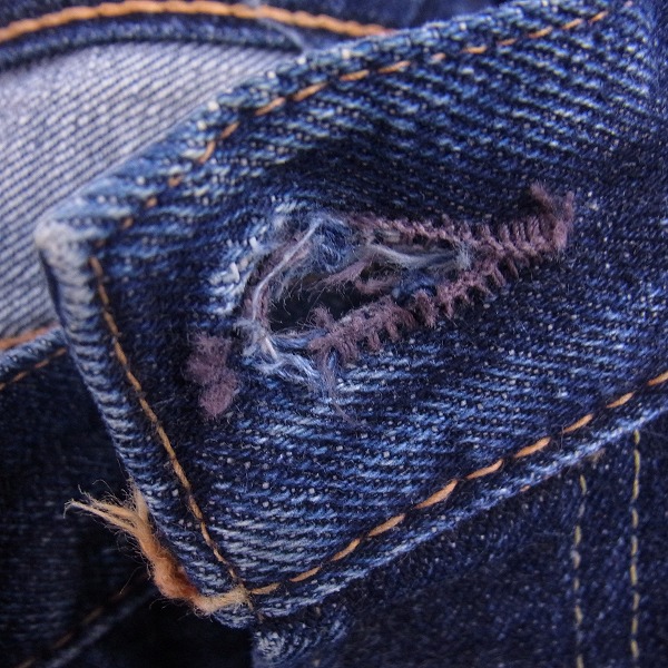 実際に弊社で買取させて頂いたDenime/ドゥニーム インディゴ デニムパンツ Lot 420A/W36/L36の画像 7枚目