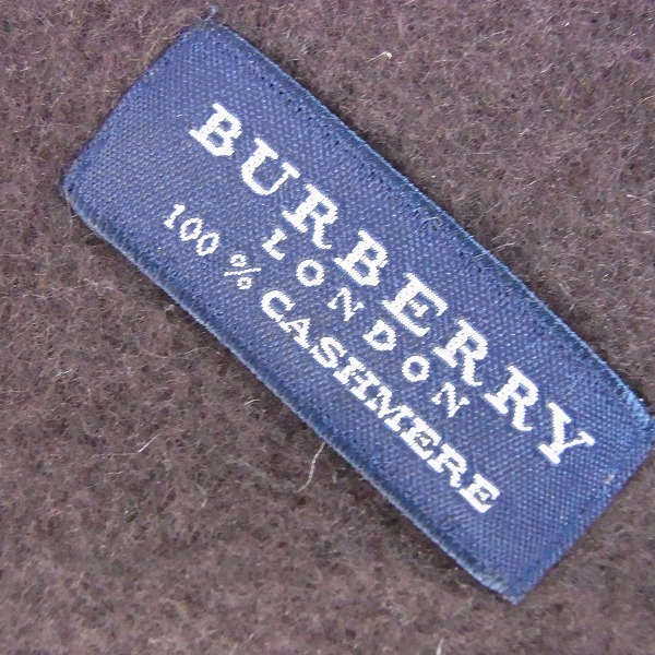 実際に弊社で買取させて頂いたBURBERRY LONDON/バーバリーロンドン カシミアストール 2点セットの画像 1枚目