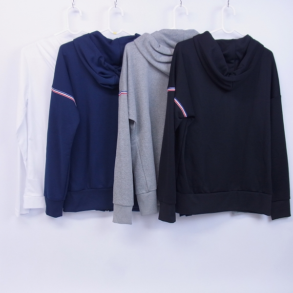 実際に弊社で買取させて頂いた【未使用】le coq sportif/ルコックスポルティフ キッズ ジップアップパーカー L/4点セットの画像 1枚目