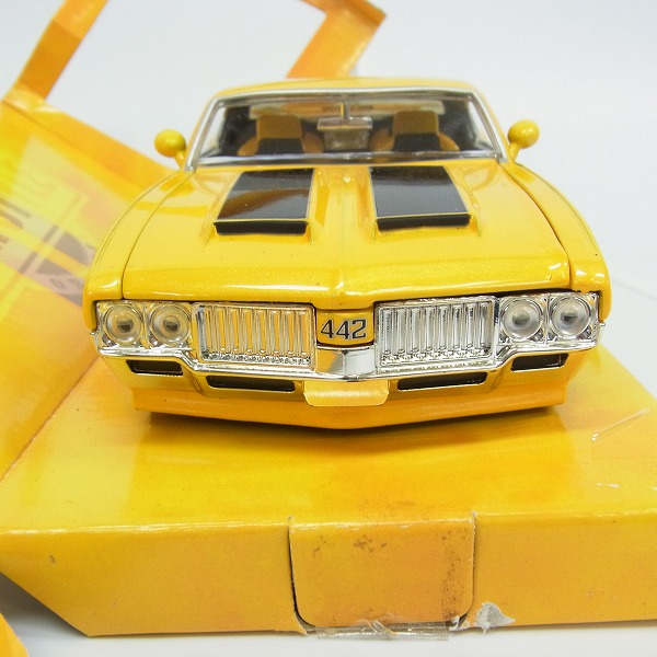 Jada Toys 1/24 MUSTANG GT-R CONCEPT,1970 OLDSMOBILE 442 イエロー 2