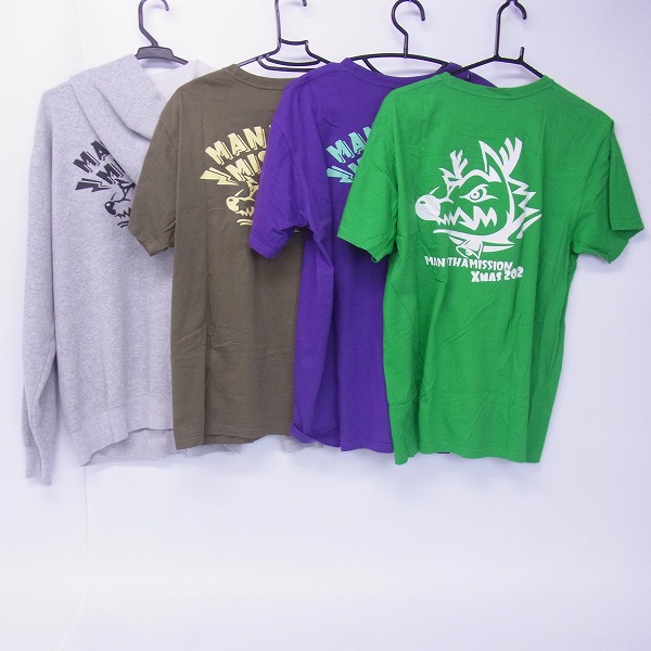 実際に弊社で買取させて頂いたMAN WITH A MISSION バンドTシャツ パーカー 4点セットの画像 1枚目