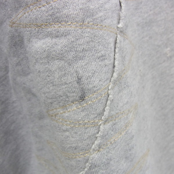 実際に弊社で買取させて頂いたARMANI EXCHANGE/アルマーニ エスクチェンジ ステッチ/ダメージ加工/スウェットカットソー/XLの画像 5枚目