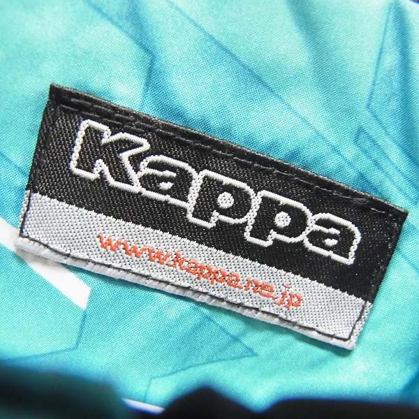 実際に弊社で買取させて頂いた【未使用】Kappa/カッパ ゴルフウェア ウィンドブレーカー KM612WT42 Oサイズ ターコイズの画像 2枚目