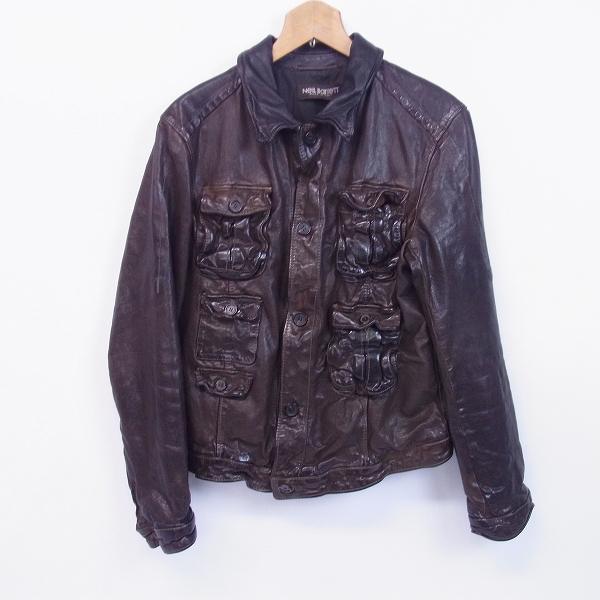 実際に弊社で買取させて頂いたNeil Barrett/ニールバレット バッファローレザージャケット XS