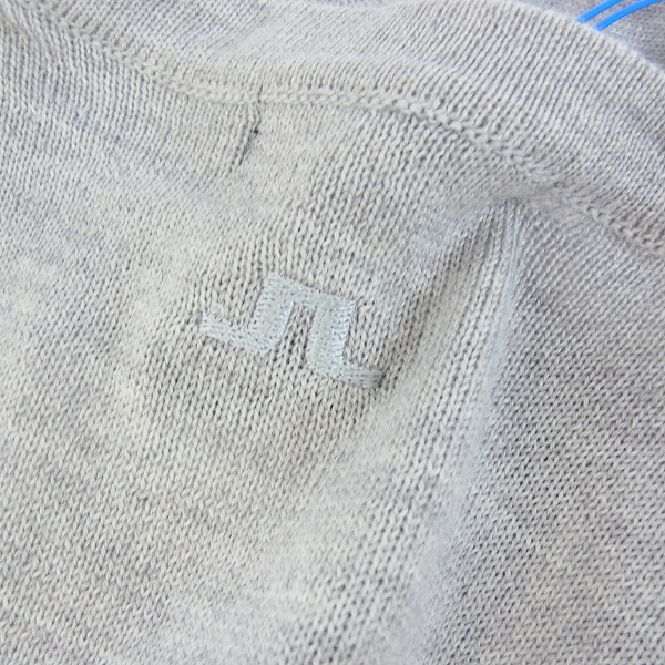 実際に弊社で買取させて頂いた【未使用】J.LINDEBERG/J.リンドバーグ Vネックセーター 071-11311 46サイズ アーガイル グレーの画像 8枚目