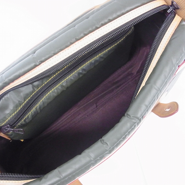 実際に弊社で買取させて頂いたHUNTING WORLD/ハンティングワールド イタリア製 バチュークロス/ショルダーバッグ の画像 4枚目