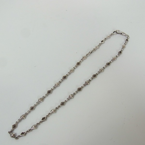 実際に弊社で買取させて頂いた【ギャラ付】LoreeRodkin/ローリーロドキン ミックスダイヤモンドシェイプクロスチェーン L3816-800の画像 1枚目